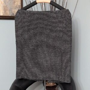 Ann Taylor Monochrome Textured Skirt